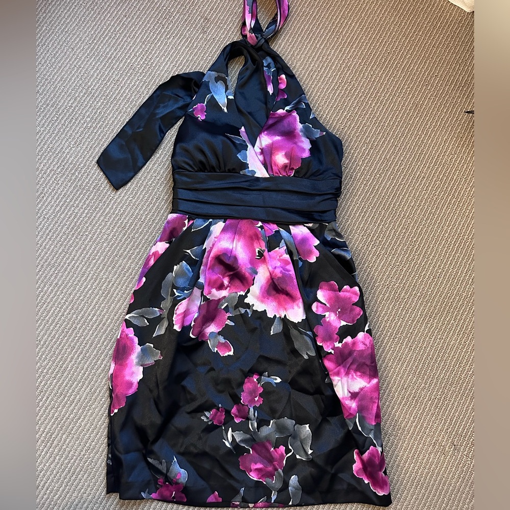 Satin Halter Dress